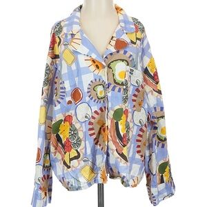 Lucy & Yak Oversized “Brunch” Blouse